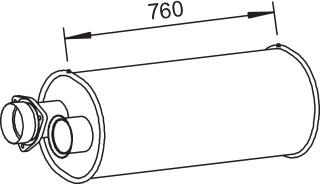 Middendemper Dinex 80460