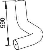 Uitlaatpijp Dinex 80789
