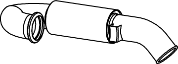 Achterdemper Dinex 81687