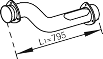 Uitlaatpijp Dinex 82166