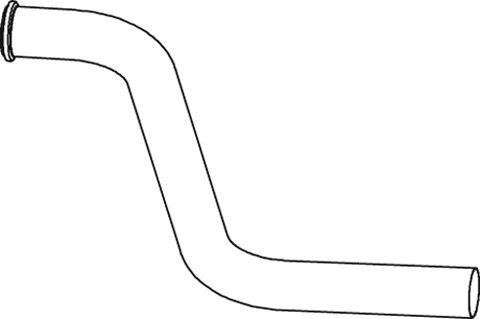 Uitlaatpijp Dinex 82186