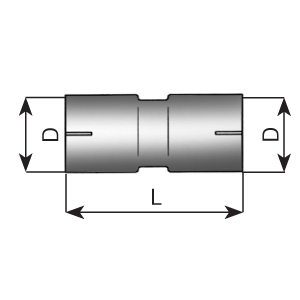 Pijpverbinding, uitlaatsysteem Dinex 93765