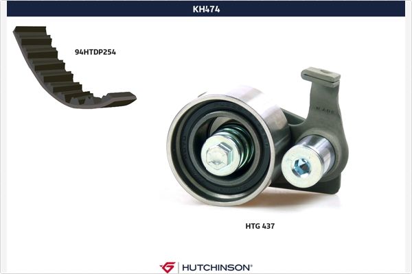 Distributieriem kit Hutchinson KH 474