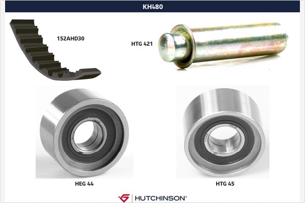 Distributieriem kit Hutchinson KH 480