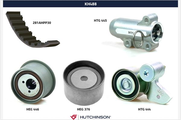 Distributieriem kit Hutchinson KH 488