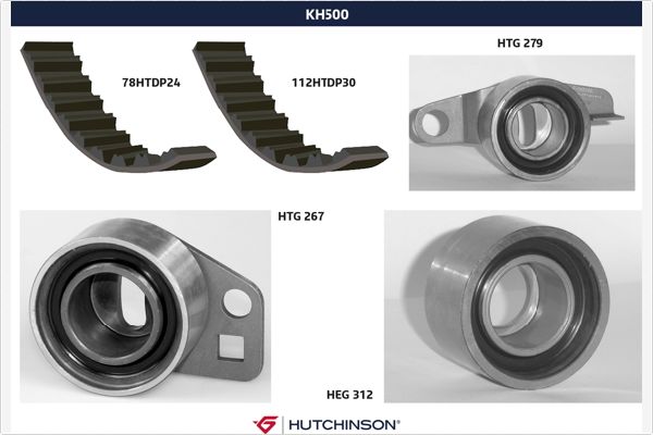 Distributieriem kit Hutchinson KH 500