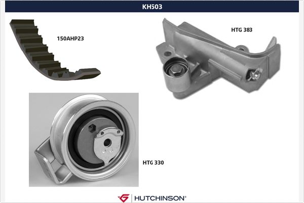 Distributieriem kit Hutchinson KH 503