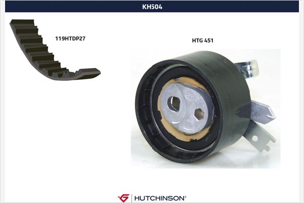 Distributieriem kit Hutchinson KH 504