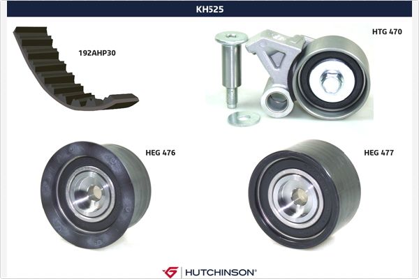 Distributieriem kit Hutchinson KH 525