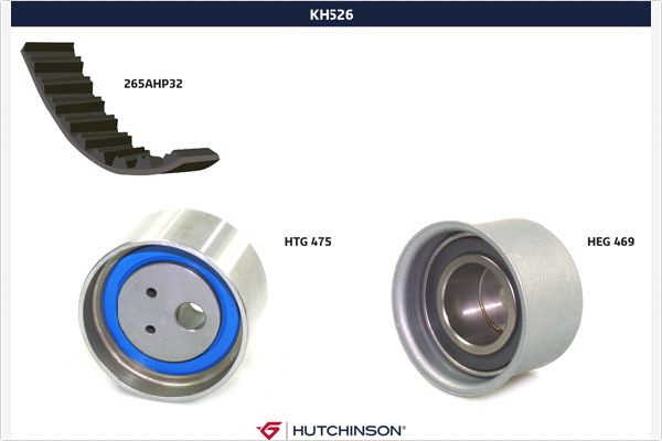 Distributieriem kit Hutchinson KH 526