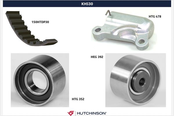 Distributieriem kit Hutchinson KH 530