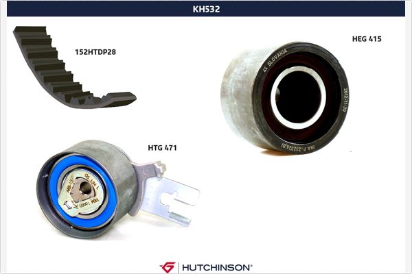 Distributieriem kit Hutchinson KH 532