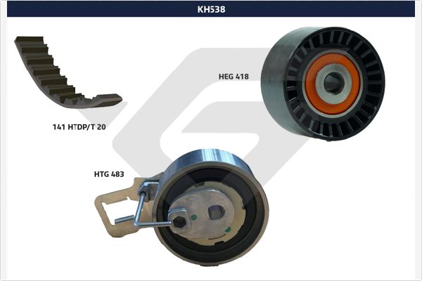 Distributieriem kit Hutchinson KH 538