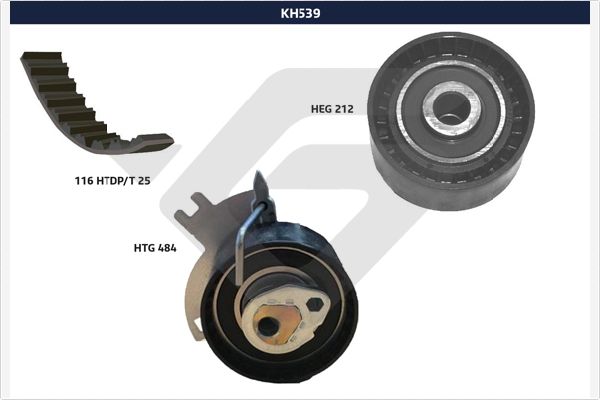 Distributieriem kit Hutchinson KH 539