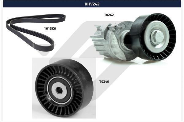 Poly V-riemen kit Hutchinson KHV 242