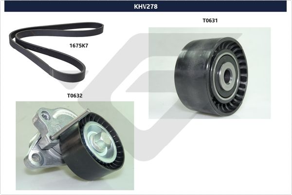 Poly V-riemen kit Hutchinson KHV 278