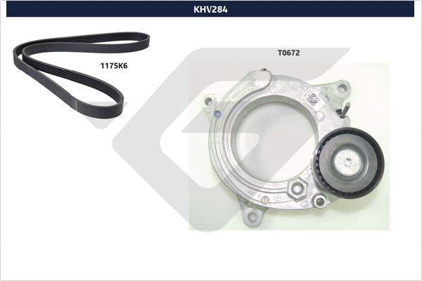 Poly V-riemen kit Hutchinson KHV 284