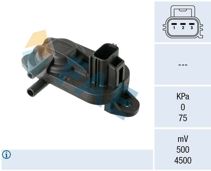 Uitlaatgasdruk sensor FAE 16121