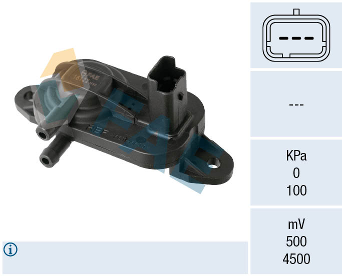 Uitlaatgasdruk sensor FAE 16122