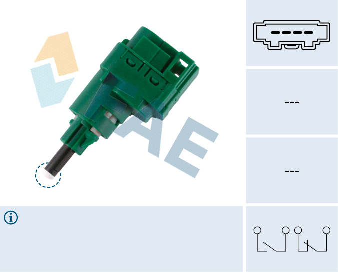 Remlichtschakelaar FAE 24762