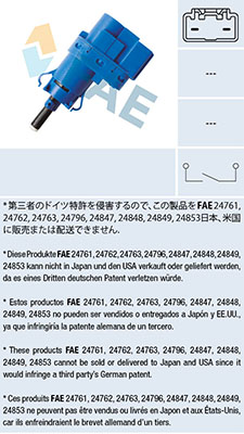 Remlichtschakelaar FAE 24853