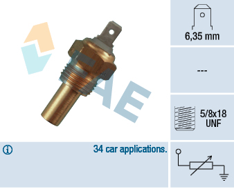 Temperatuursensor FAE 31360