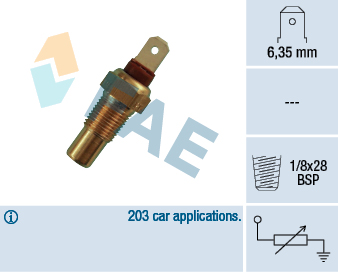 Temperatuursensor FAE 31570