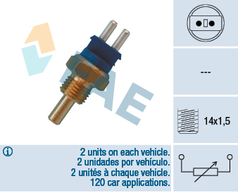 Temperatuursensor FAE 32580