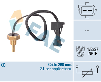 Temperatuursensor FAE 32741