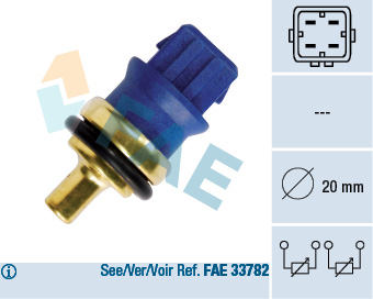 Temperatuursensor FAE 33780