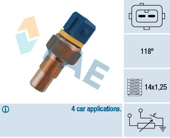 Temperatuursensor FAE 34050