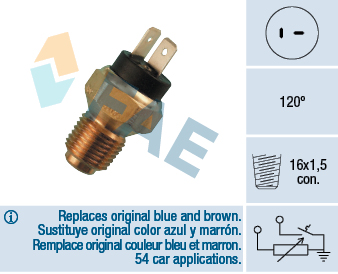 Temperatuursensor FAE 34060