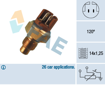 Temperatuursensor FAE 34130