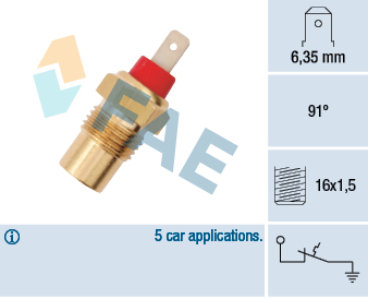 Temperatuurschakelaar FAE 35101