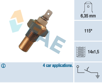 Temperatuurschakelaar FAE 35140