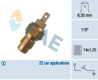 Temperatuurschakelaar FAE 35260