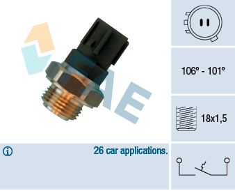 Temperatuurschakelaar FAE 36460