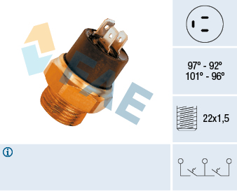 Temperatuurschakelaar FAE 37860