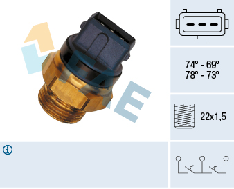 Temperatuurschakelaar FAE 37935