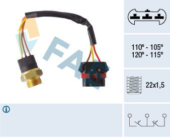 Temperatuurschakelaar FAE 38065