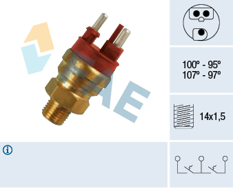 Temperatuurschakelaar FAE 38120