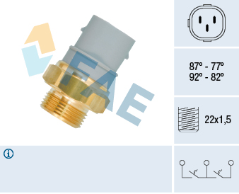 Temperatuurschakelaar FAE 38160