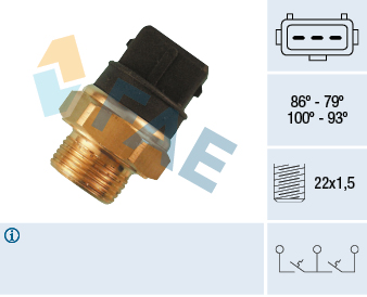 Temperatuurschakelaar FAE 38250