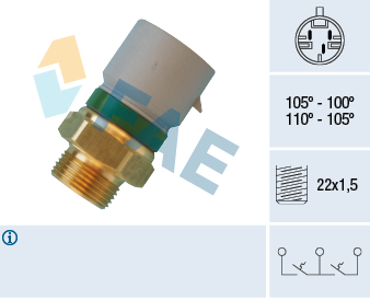 Temperatuurschakelaar FAE 38350