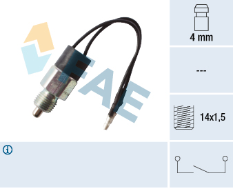 Achteruitrijlichtschakelaar FAE 40530