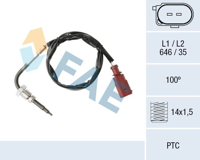 Sensor uitlaatgastemperatuur FAE 68002