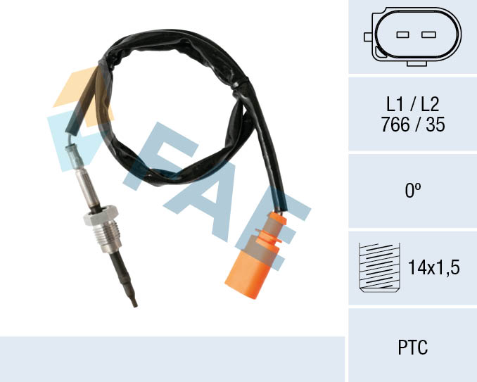 Sensor uitlaatgastemperatuur FAE 68003