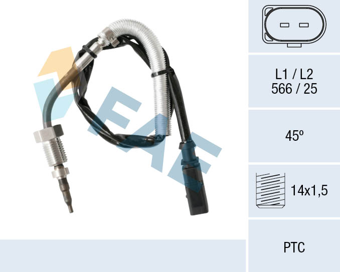 Sensor uitlaatgastemperatuur FAE 68007