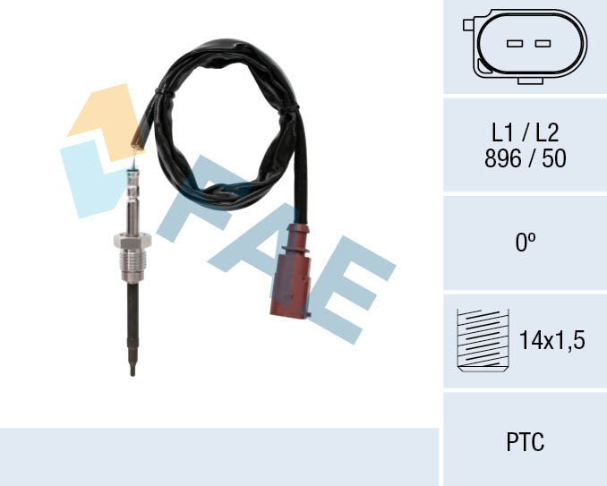 Sensor uitlaatgastemperatuur FAE 68013