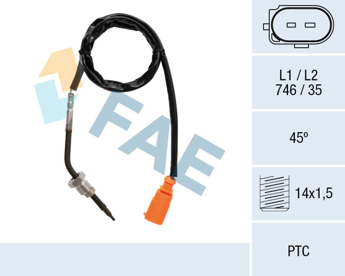 Sensor uitlaatgastemperatuur FAE 68035